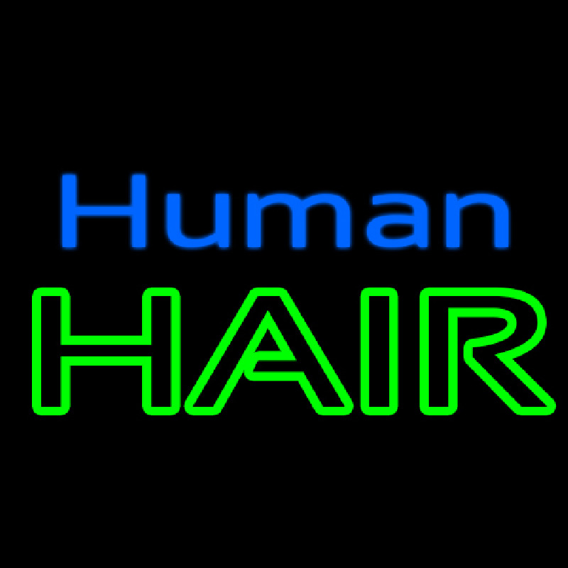Human Hair Enseigne Néon