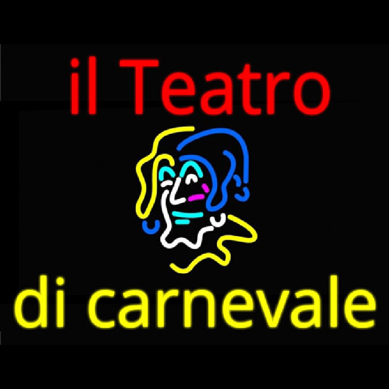 Il Teatro Di Carnevale Enseigne Néon