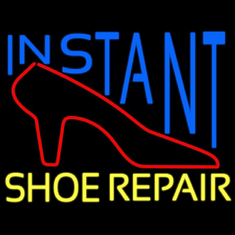 Instant Shoe Repair Enseigne Néon