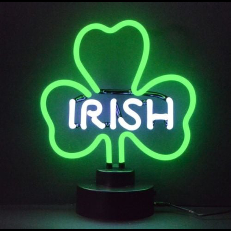 Irish Shamrock Desktop Enseigne Néon