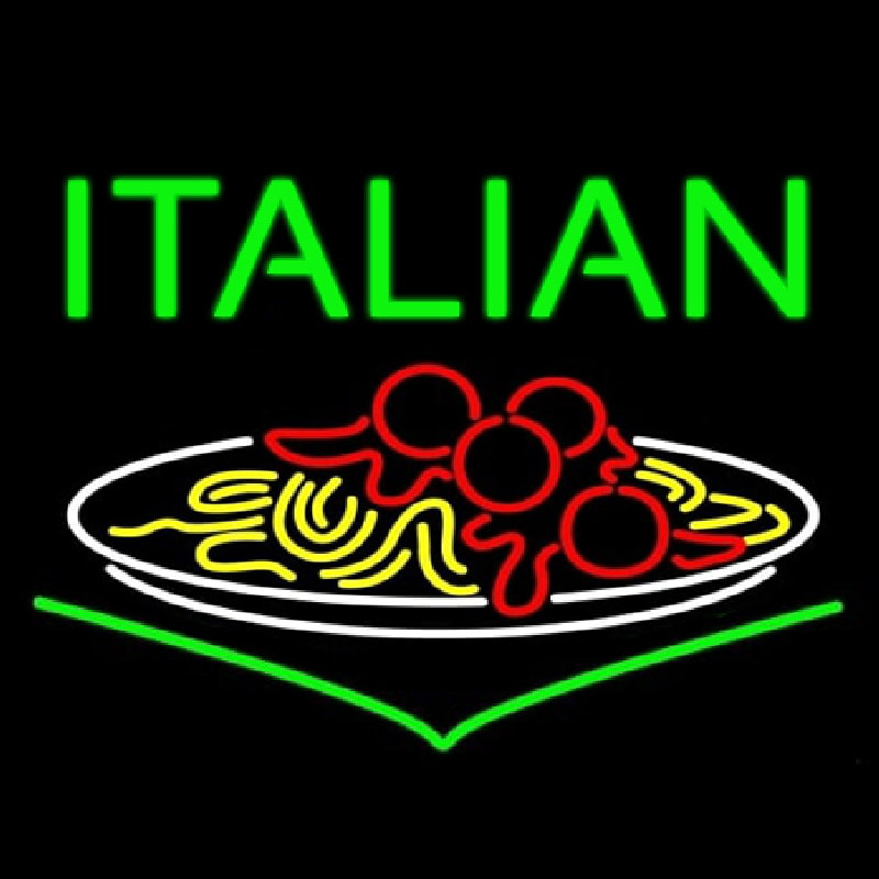 Italian Food Enseigne Néon