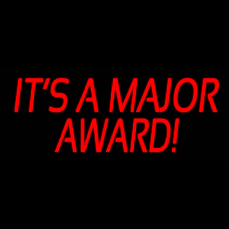 Its A Major Award Enseigne Néon