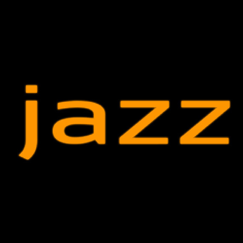 Jazz In Orange 1 Enseigne Néon