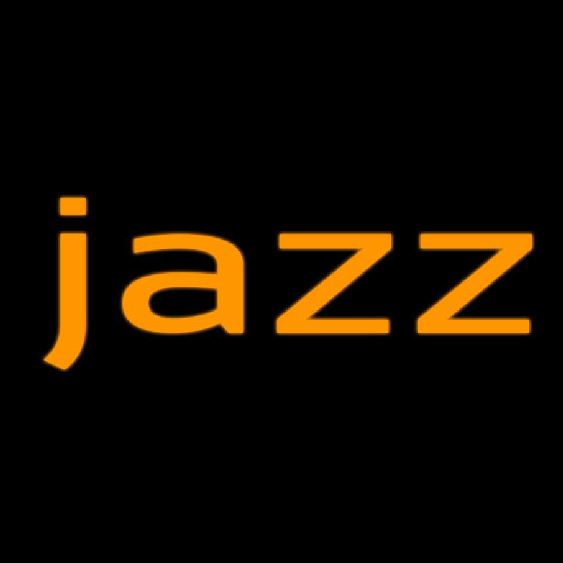 Jazz In Orange 2 Enseigne Néon