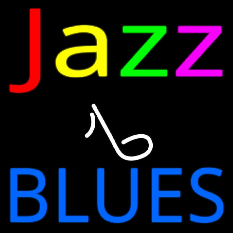 Jazz Music Note Blues Enseigne Néon