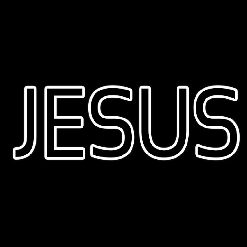 Jesus Block Enseigne Néon
