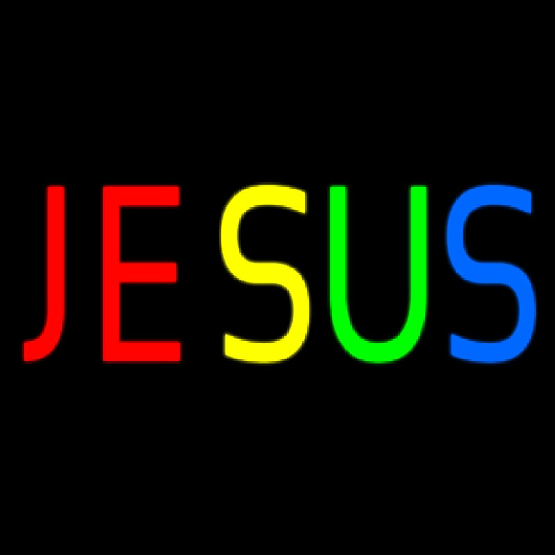 Jesus Enseigne Néon