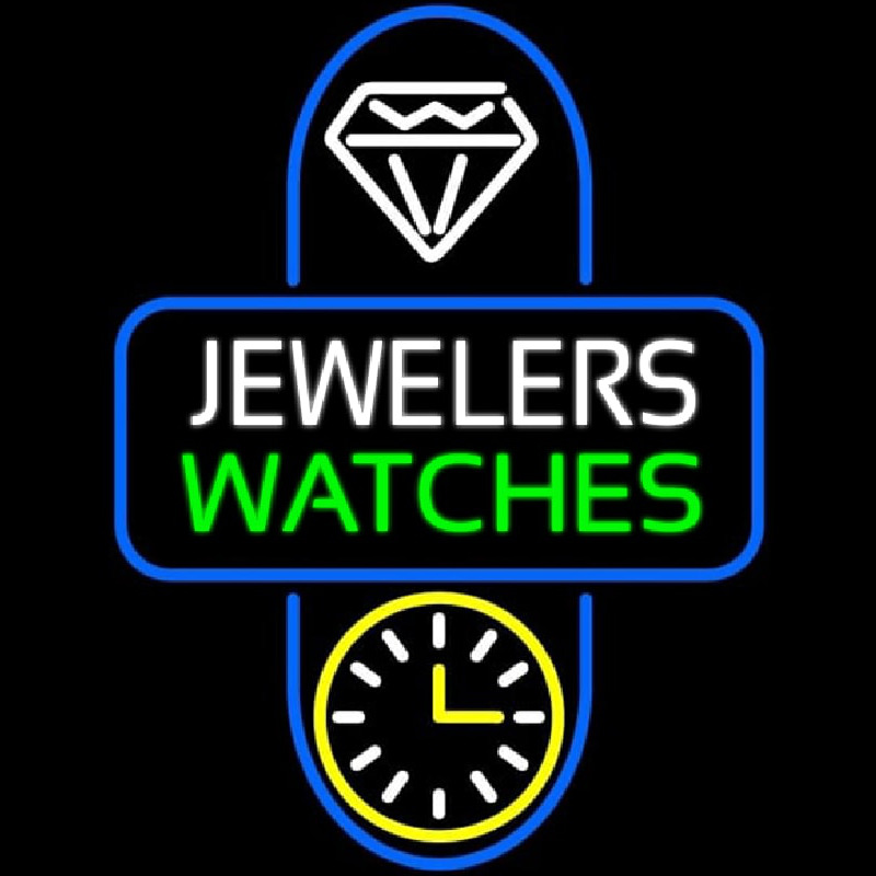 Jewelers Watches Enseigne Néon