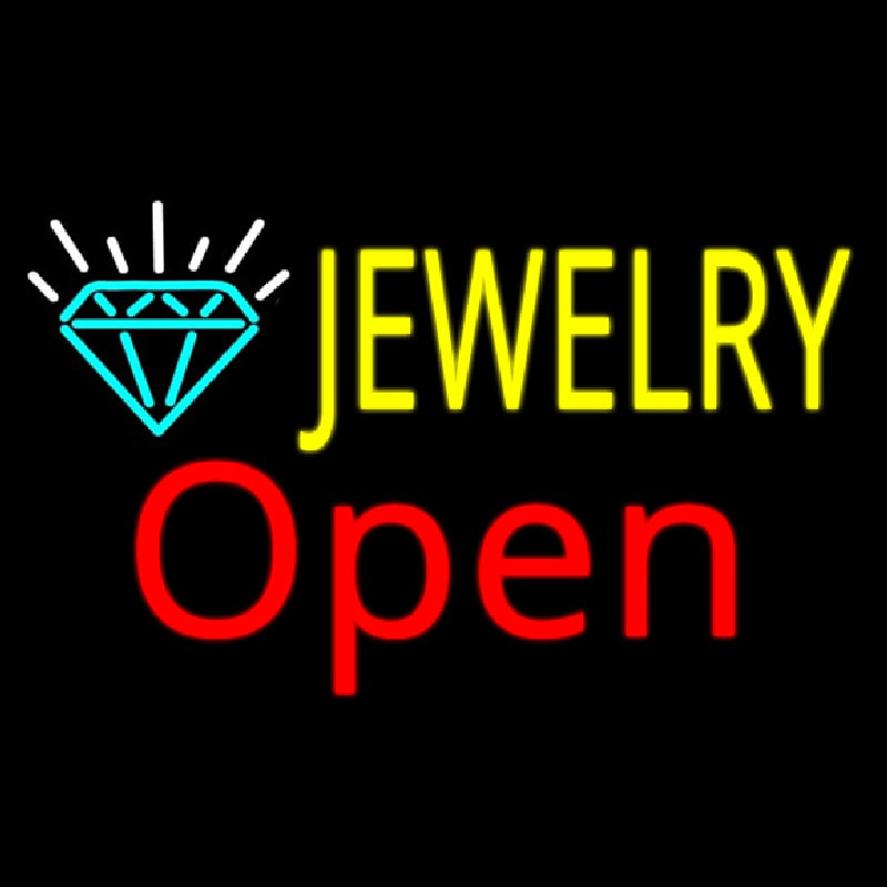 Jewelry Open Enseigne Néon