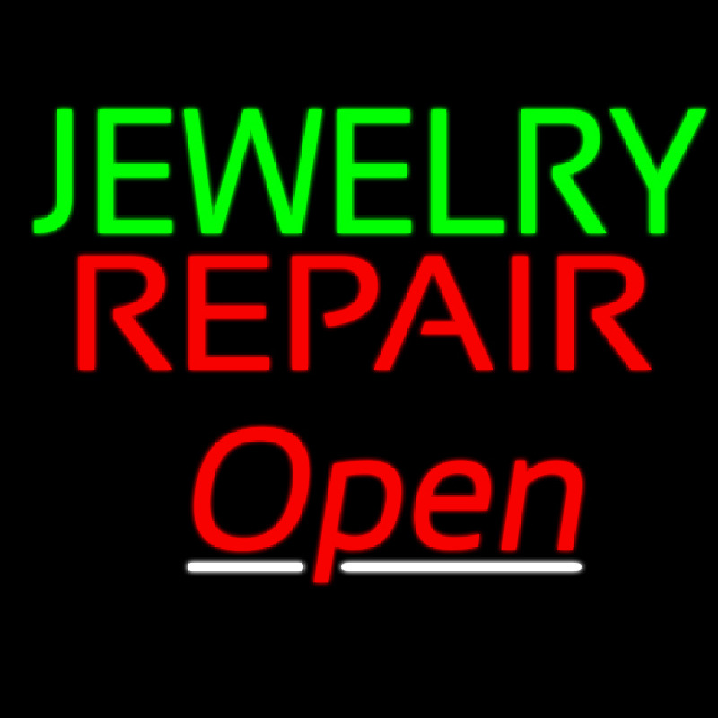 Jewelry Repair Open Enseigne Néon