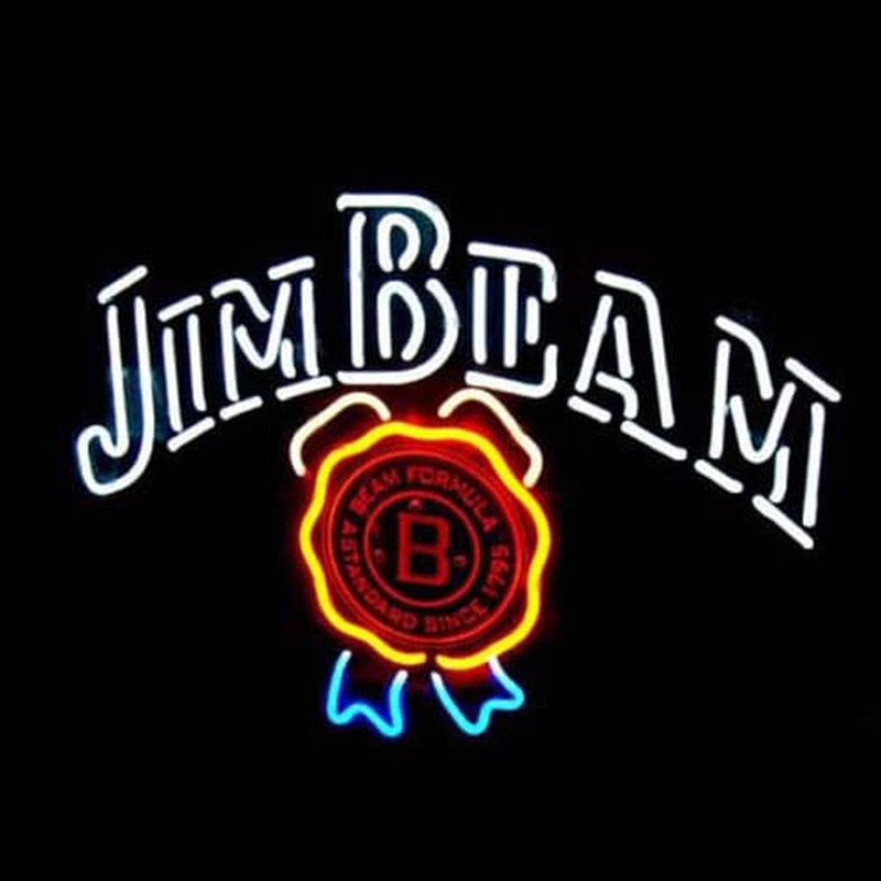 Jim Beam Bière Bar Entrée Enseigne Néon