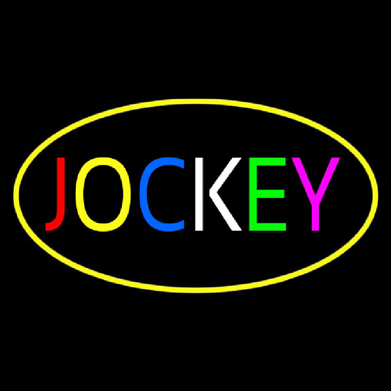 Jockey 2 Enseigne Néon