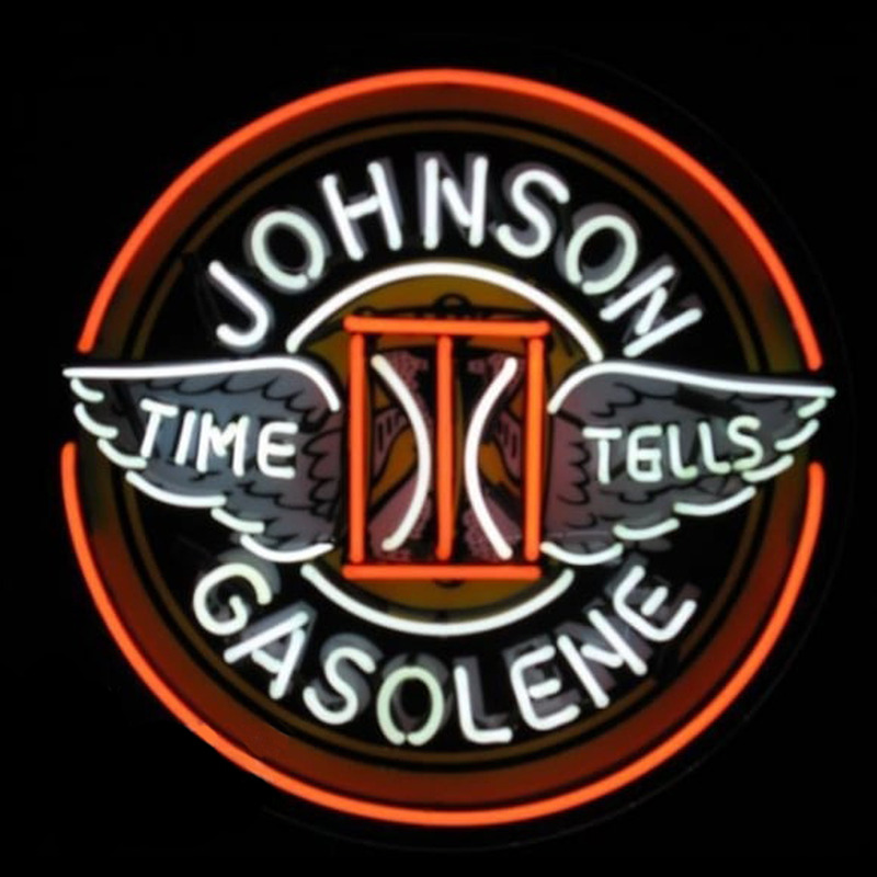 Johnson Gasoline Enseigne Néon