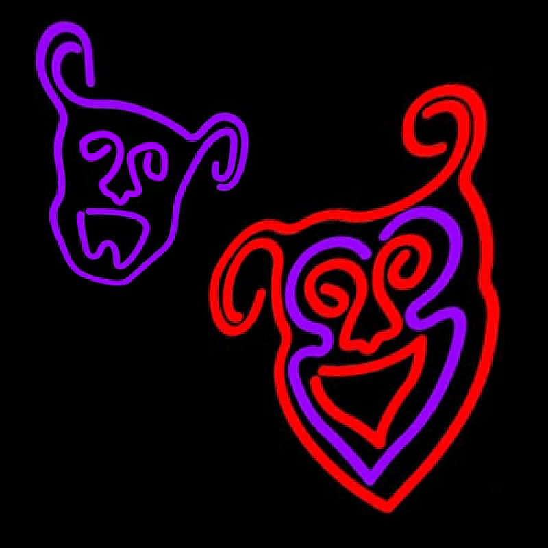 Joker Logo Enseigne Néon