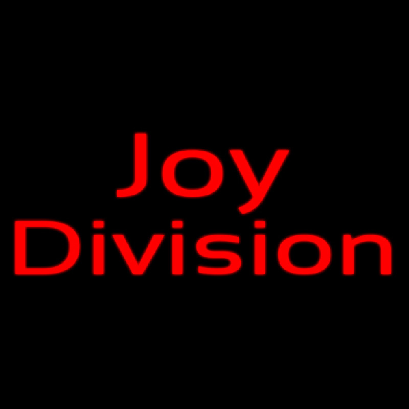 Joy Division Enseigne Néon