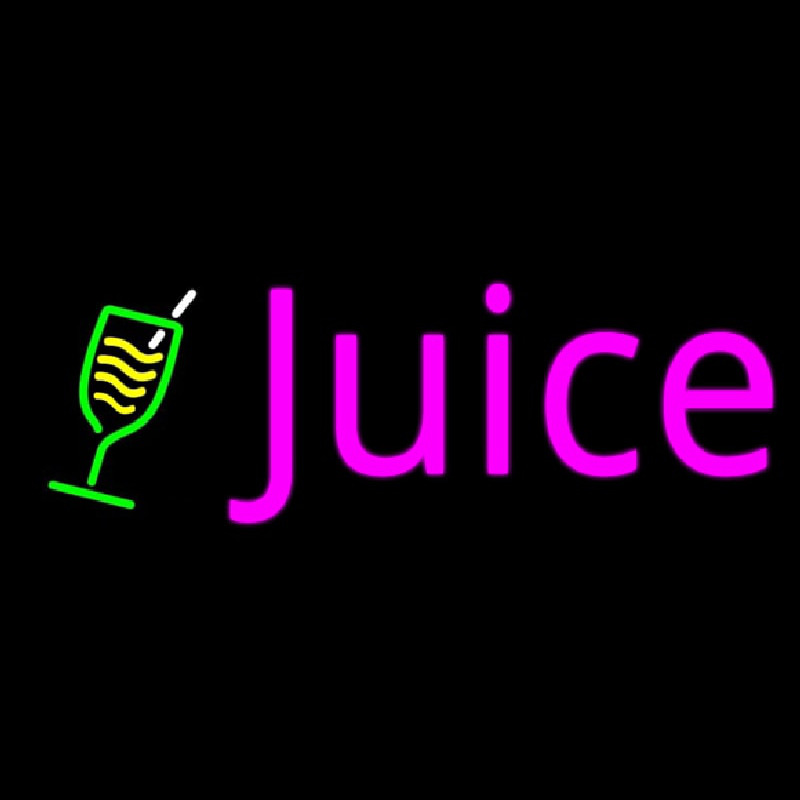 Juice Logo Enseigne Néon