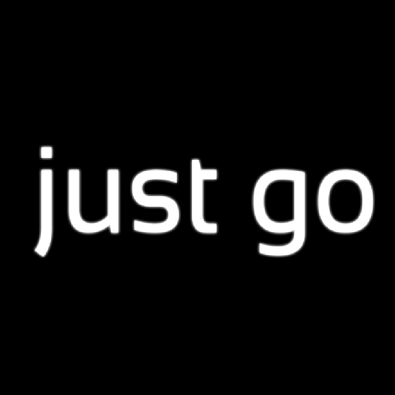 Just Go Enseigne Néon