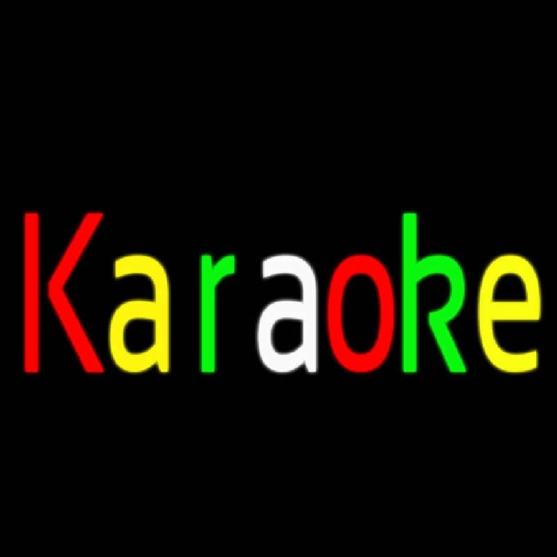 Karaoke 2 Enseigne Néon