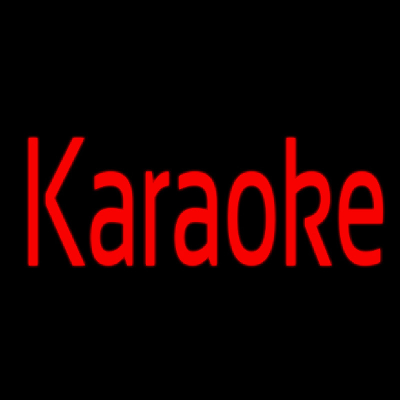 Karaoke Cursive Enseigne Néon