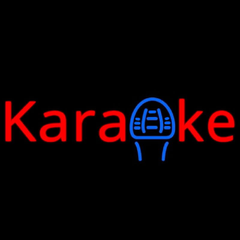 Karaoke Mike 1 Enseigne Néon