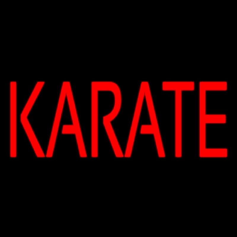 Karate Enseigne Néon