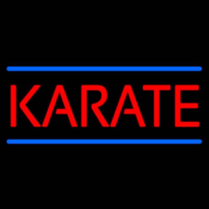 Karate Enseigne Néon