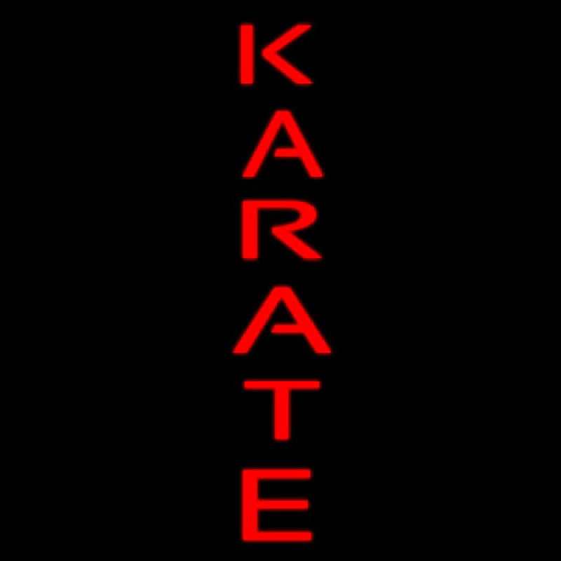 Karate Enseigne Néon