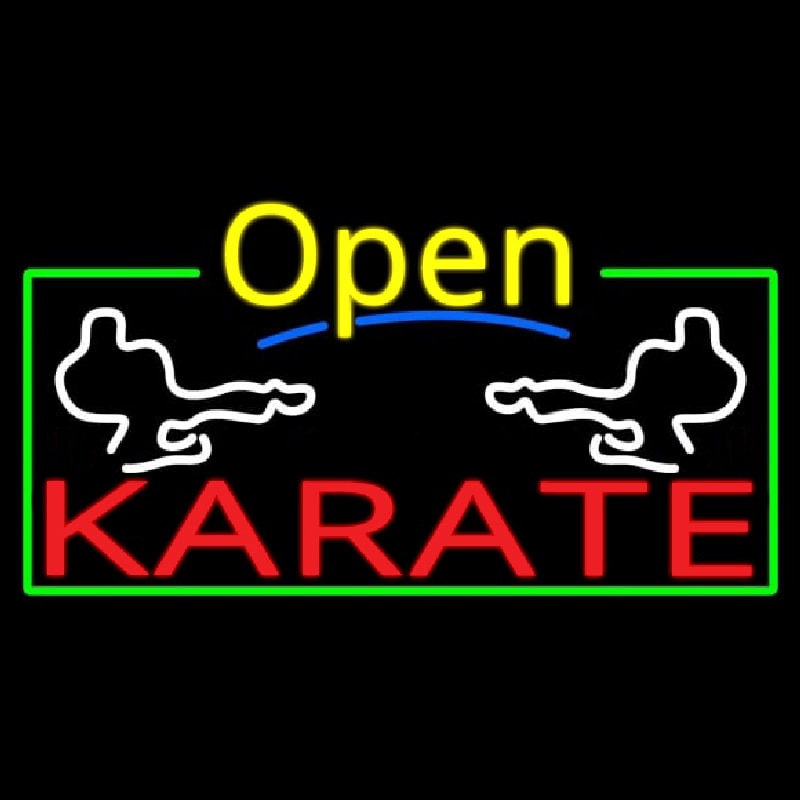 Karate Enseigne Néon