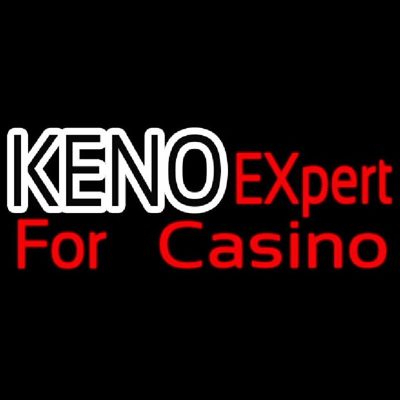 Keno E pert 1 Enseigne Néon