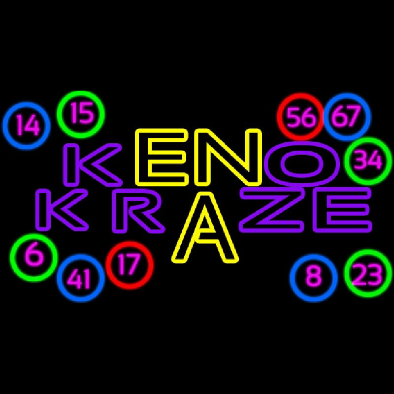 Keno Kraze 1 Enseigne Néon