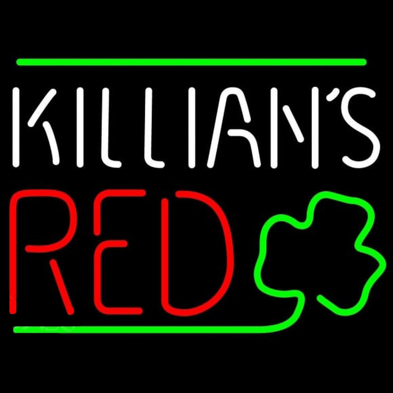 Killians Red Shamrock Beer Sign Enseigne Néon