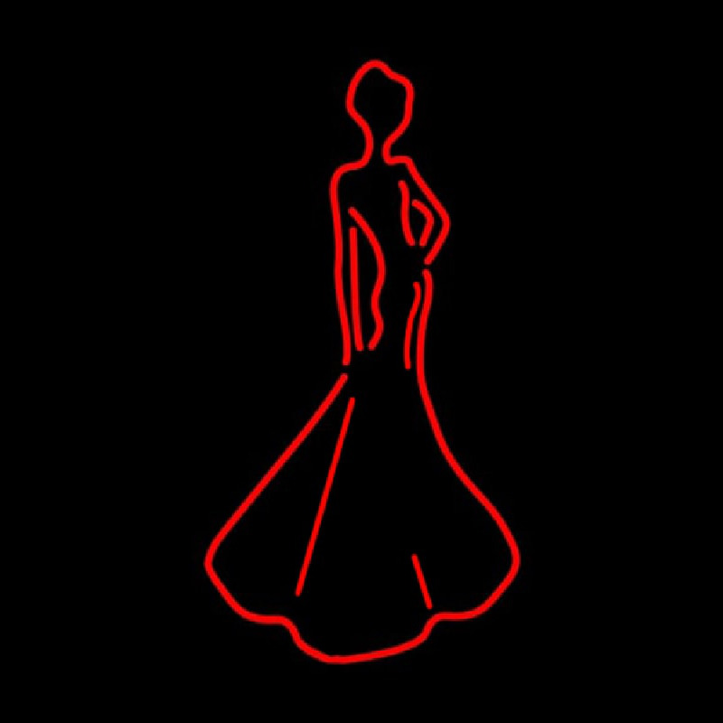 Lady In Red Enseigne Néon