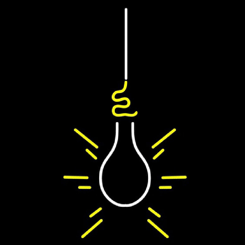 Lighting Bulb Enseigne Néon
