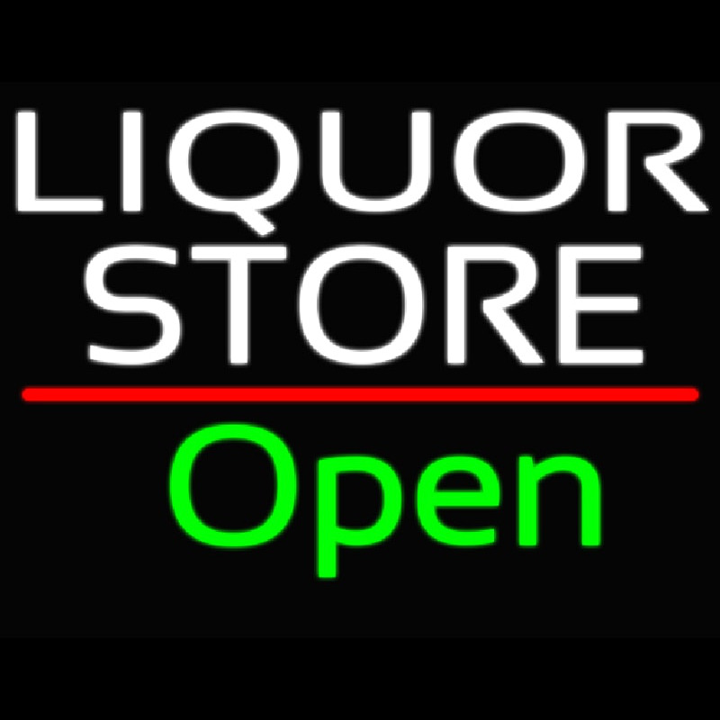 Liquor Store Open 2 Enseigne Néon