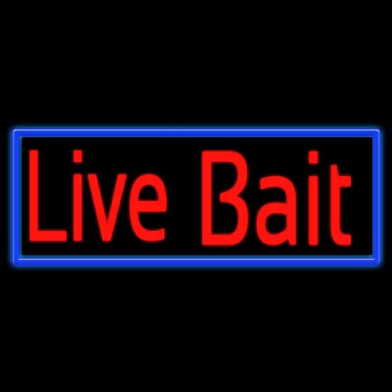Live Bait Enseigne Néon