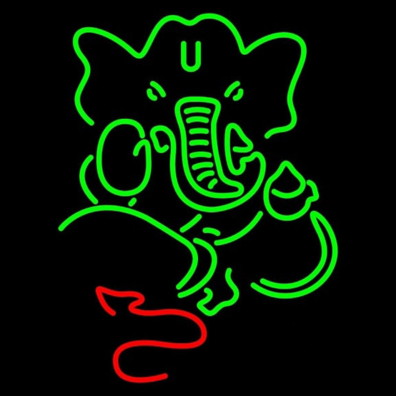 Lord Ganesha Enseigne Néon