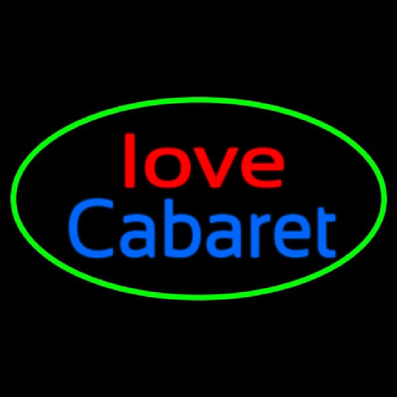 Love Cabaret Enseigne Néon