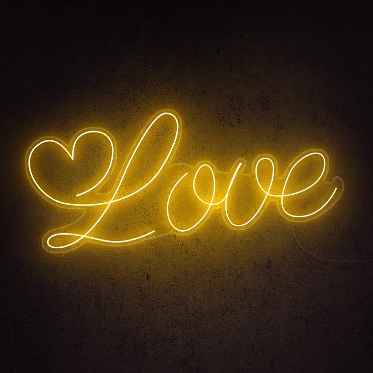 Love Word Enseigne Néon