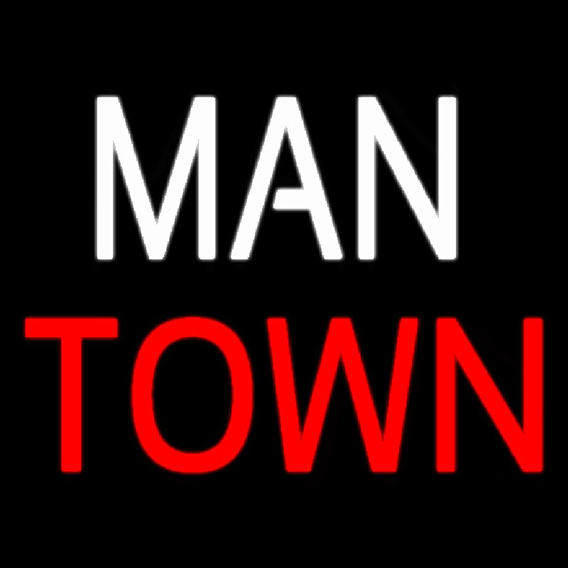 Man Town Enseigne Néon