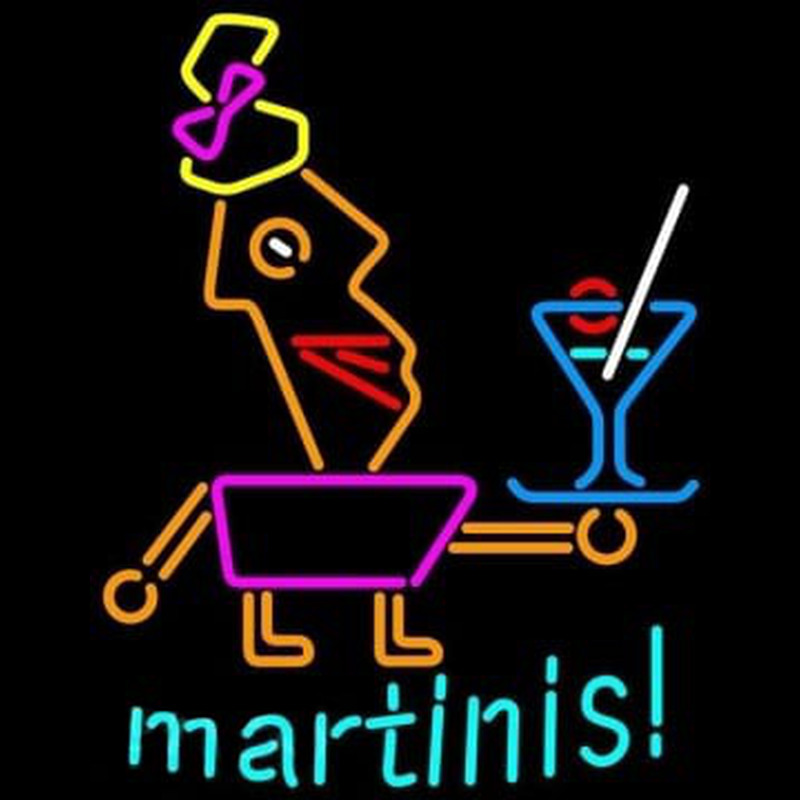 Martinis Enseigne Néon