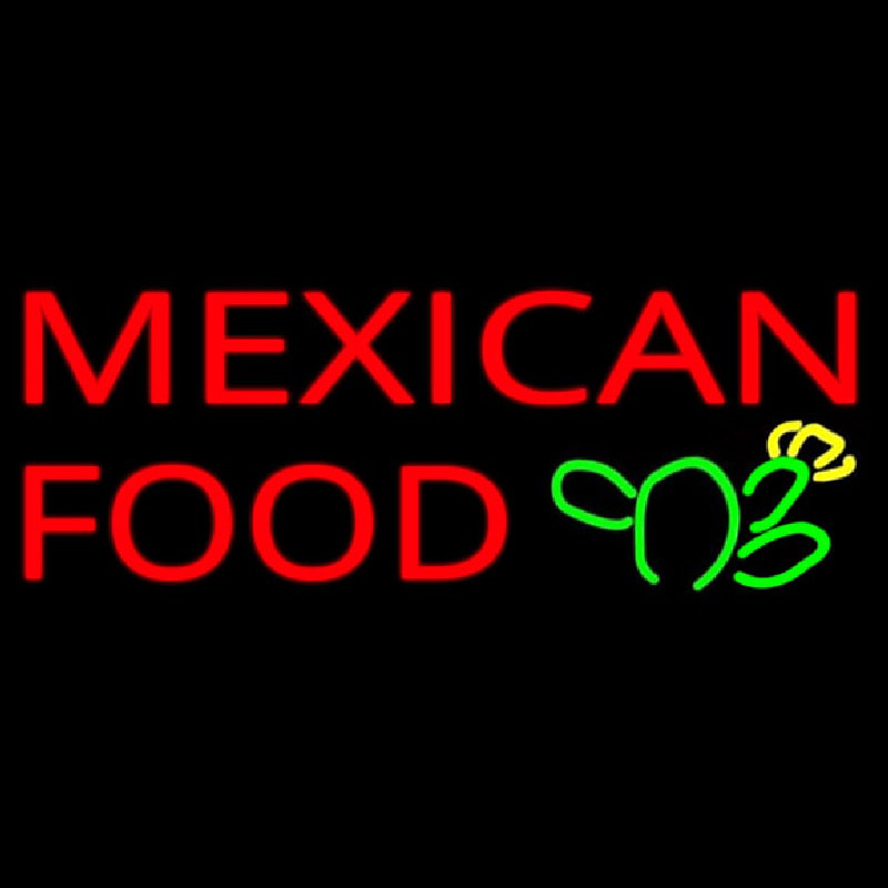 Me ican Food Logo Enseigne Néon