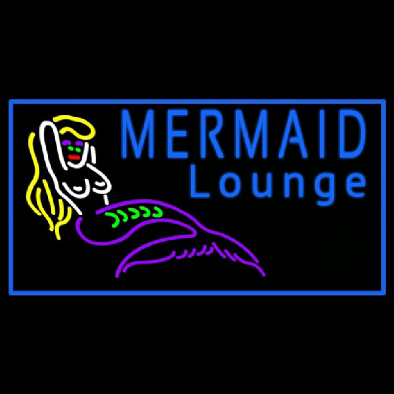 Mermaid Lounge Enseigne Néon