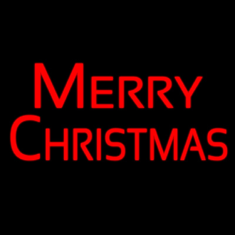 Merry Christmas Block Enseigne Néon