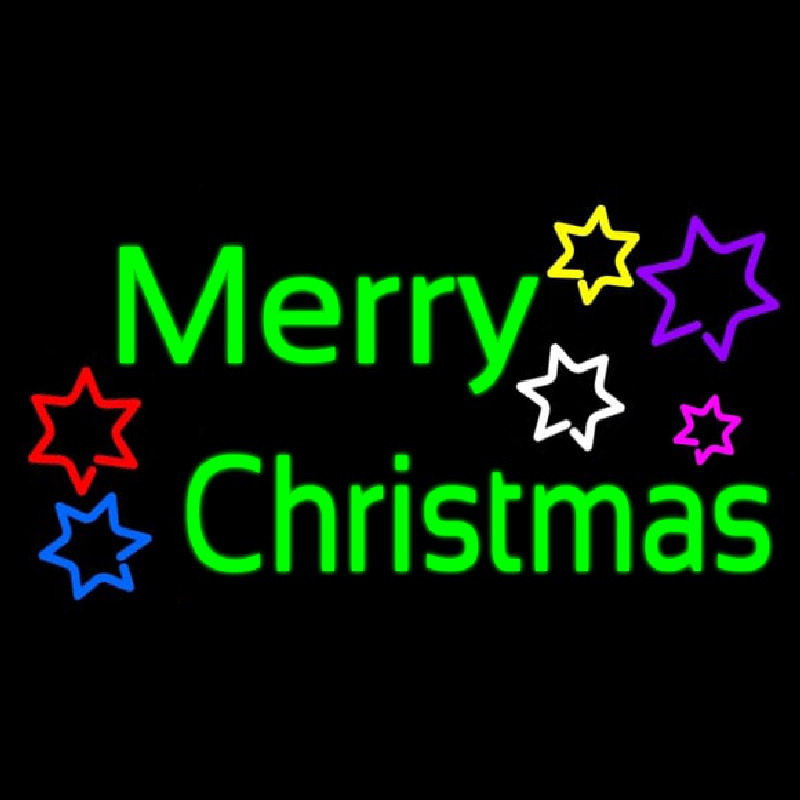 Merry Christmas Enseigne Néon