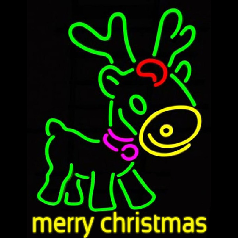 Merry Christmas Enseigne Néon