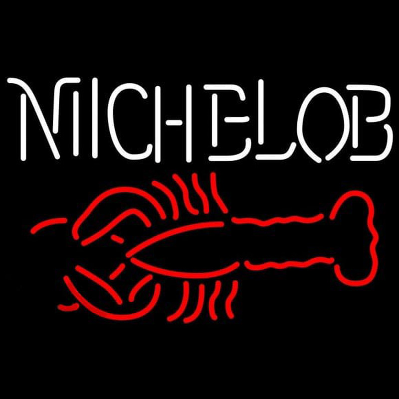 Michelob Lobster Beer Sign Enseigne Néon