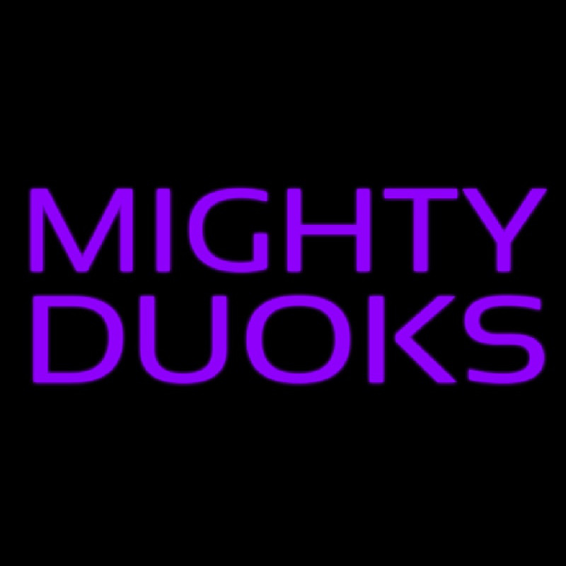 Mighty Duoks Enseigne Néon