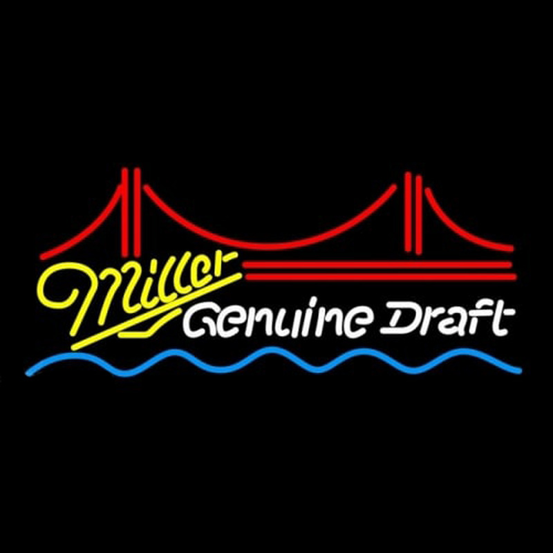 Miller Genuine Draft Light Enseigne Néon