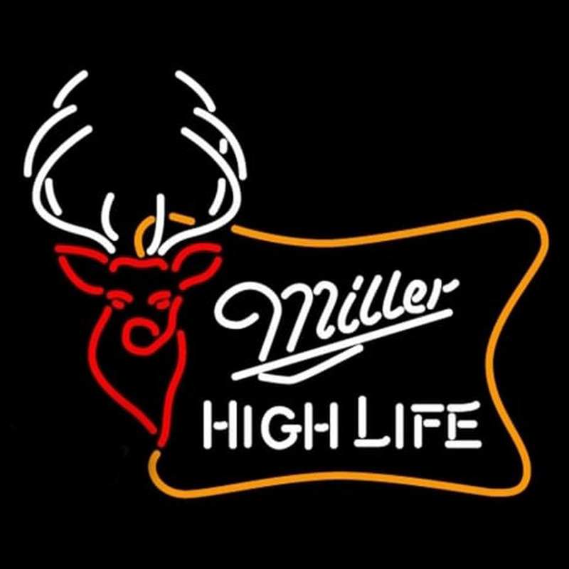 Miller High Life Buck Enseigne Néon