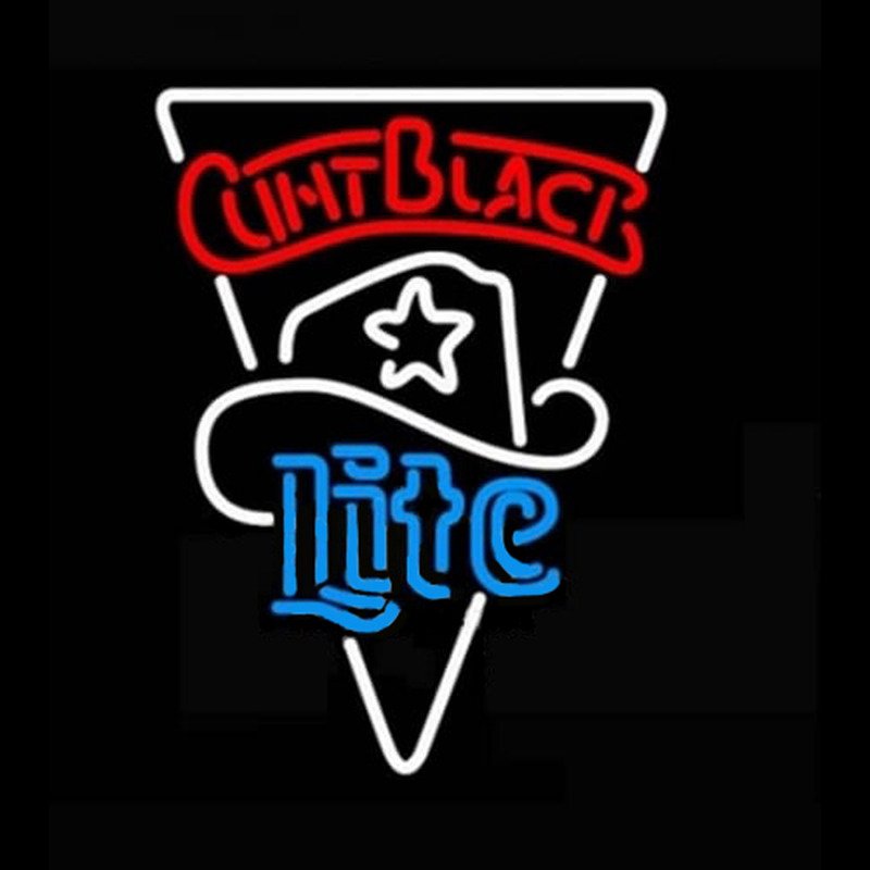 Miller Lite Clint Black Star Enseigne Néon